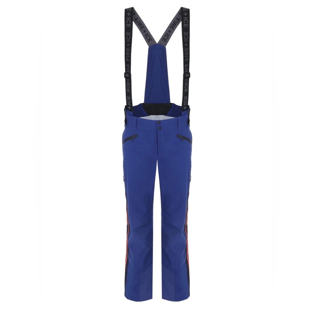 Bogner Blue Men's Pants with Black Straps